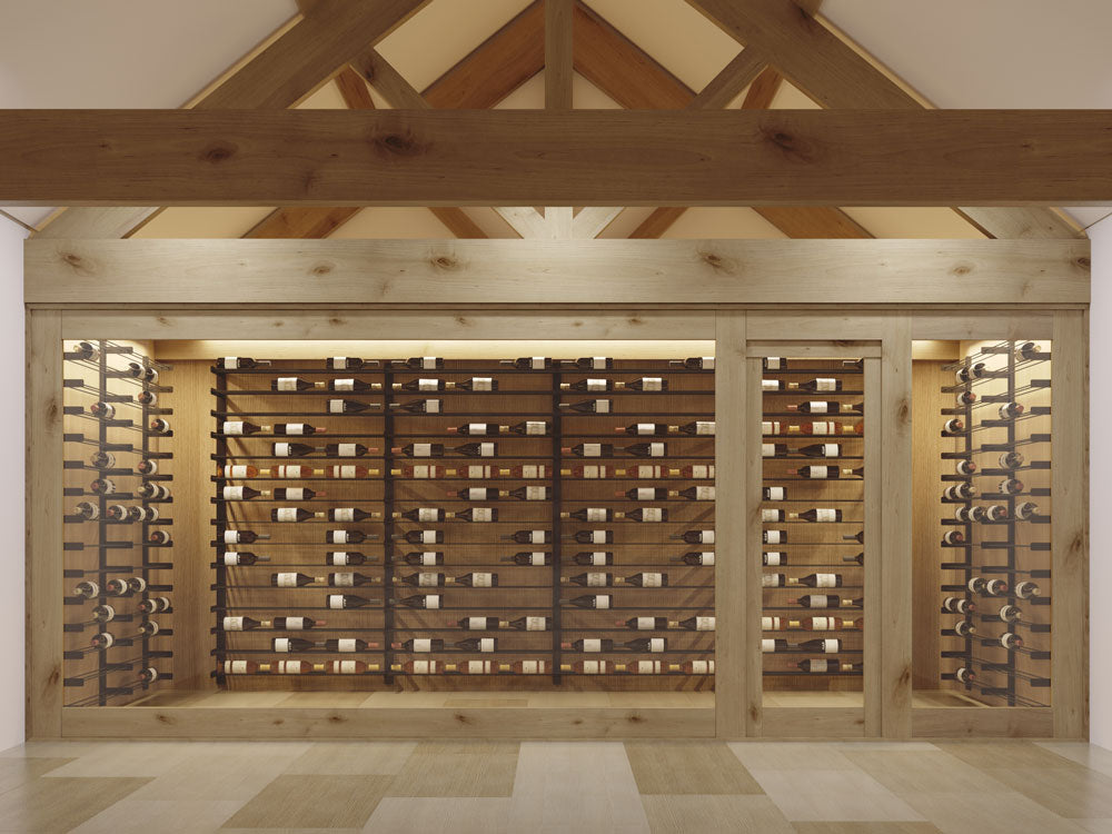 VintageView Evolution Wine Wall 5″ 3C Wall Mounted Wine Rack System (3 to 9 bottles)