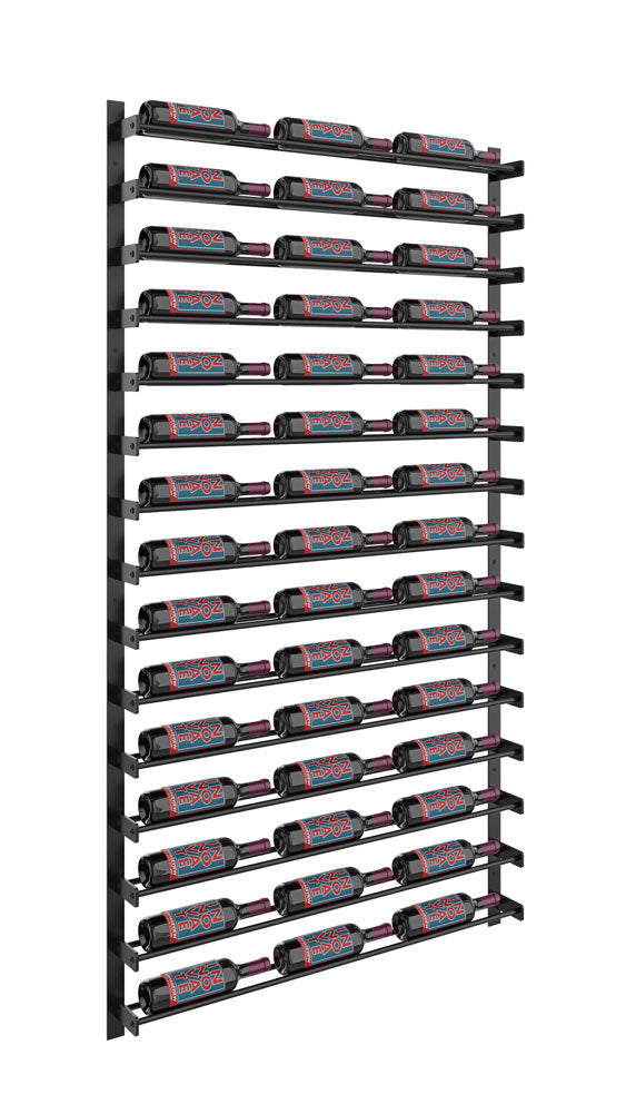 VintageView Evolution Wine Wall 75″ 3C Wall Mounted Wine Rack Kit (45 to 135 bottles)