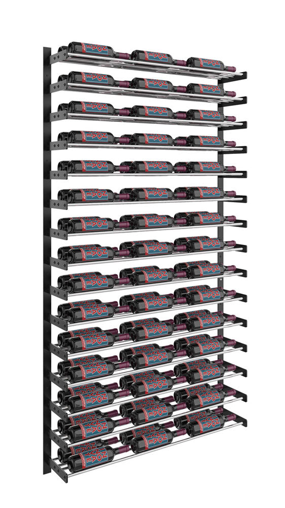 VintageView Evolution Wine Wall 75″ 3C Wall Mounted Wine Rack Kit (45 to 135 bottles)