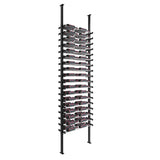 VintageView Evolution Wine Wall Post 10′ 2C Kit: Label Forward Wine Rack Kit (2 sided, 72 to 144 bottles)