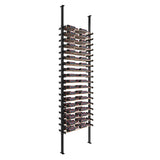 VintageView Evolution Wine Wall Post 10′ 2C Kit: Label Forward Wine Rack Kit (2 sided, 72 to 144 bottles)