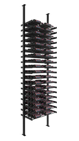 VintageView Evolution Wine Wall Post 10′ 2C Kit: Label Forward Wine Rack Kit (2 sided, 72 to 144 bottles)