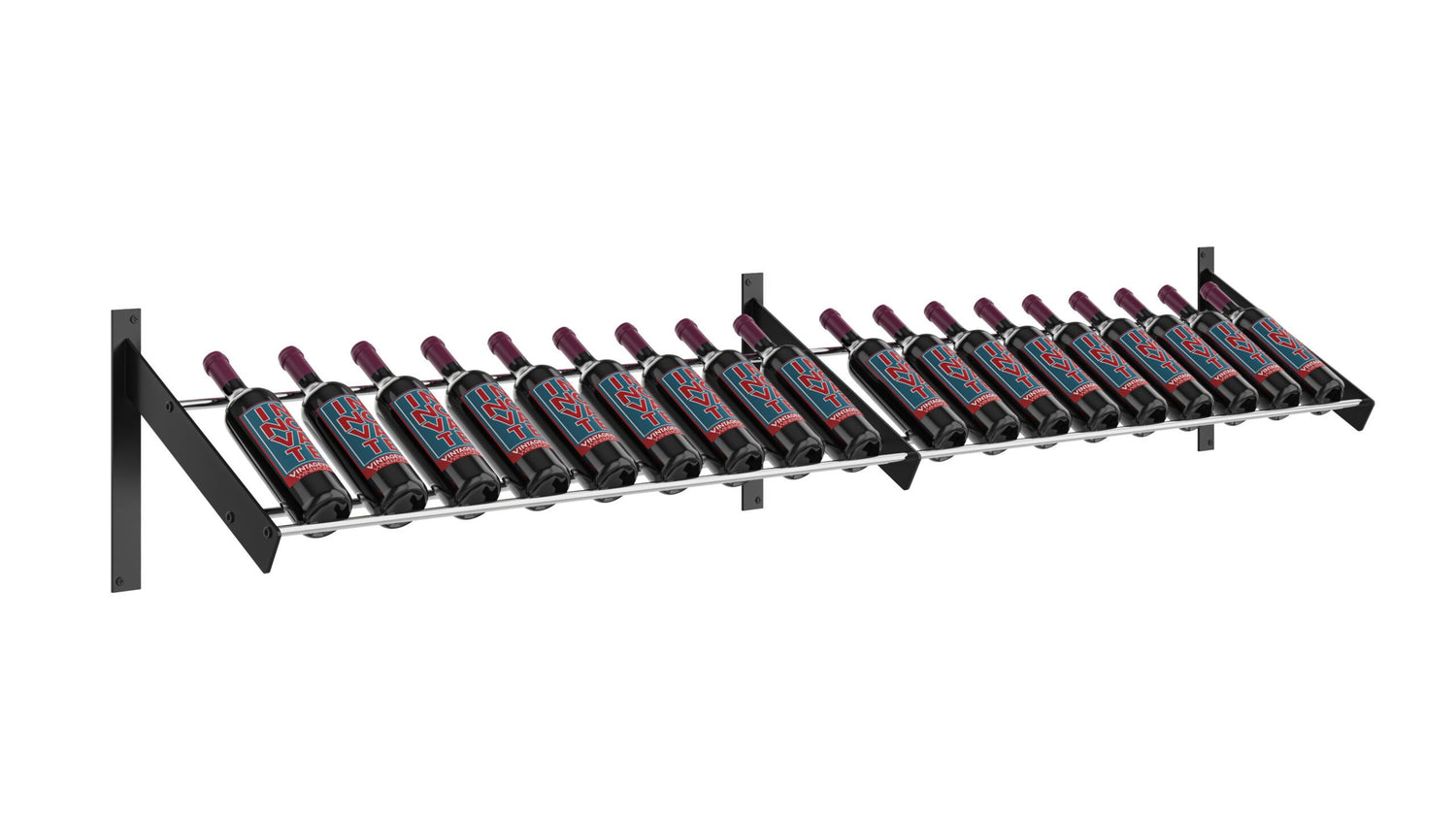 VintageView Evolution Wine Wall Presentation Row Wine Rack Extension (9 bottles)