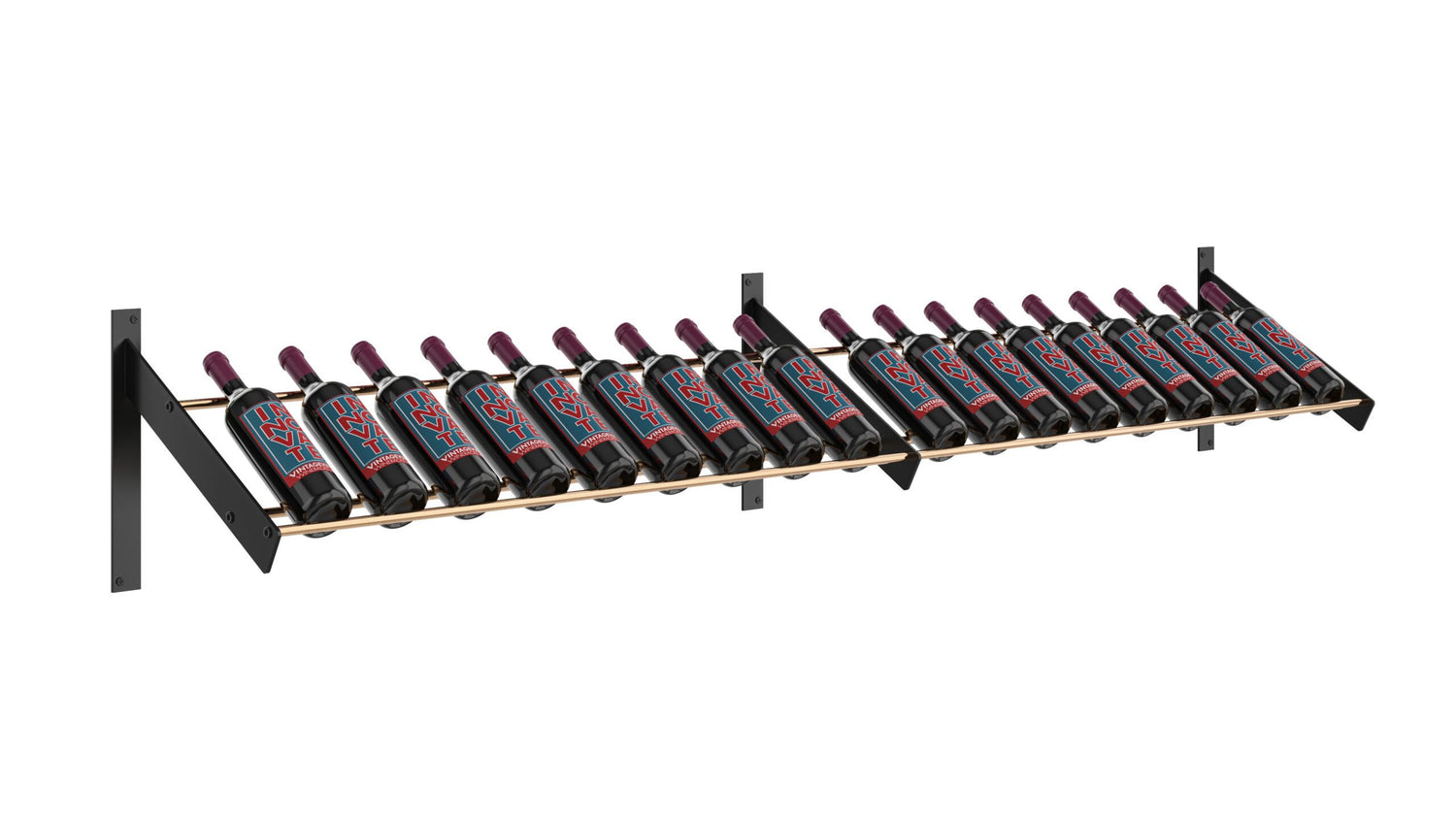 VintageView Evolution Wine Wall Presentation Row Wine Rack Extension (9 bottles)