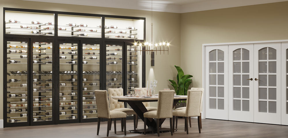 VintageView Evolution Wine Wall Presentation Row Wine Rack Extension (9 bottles)