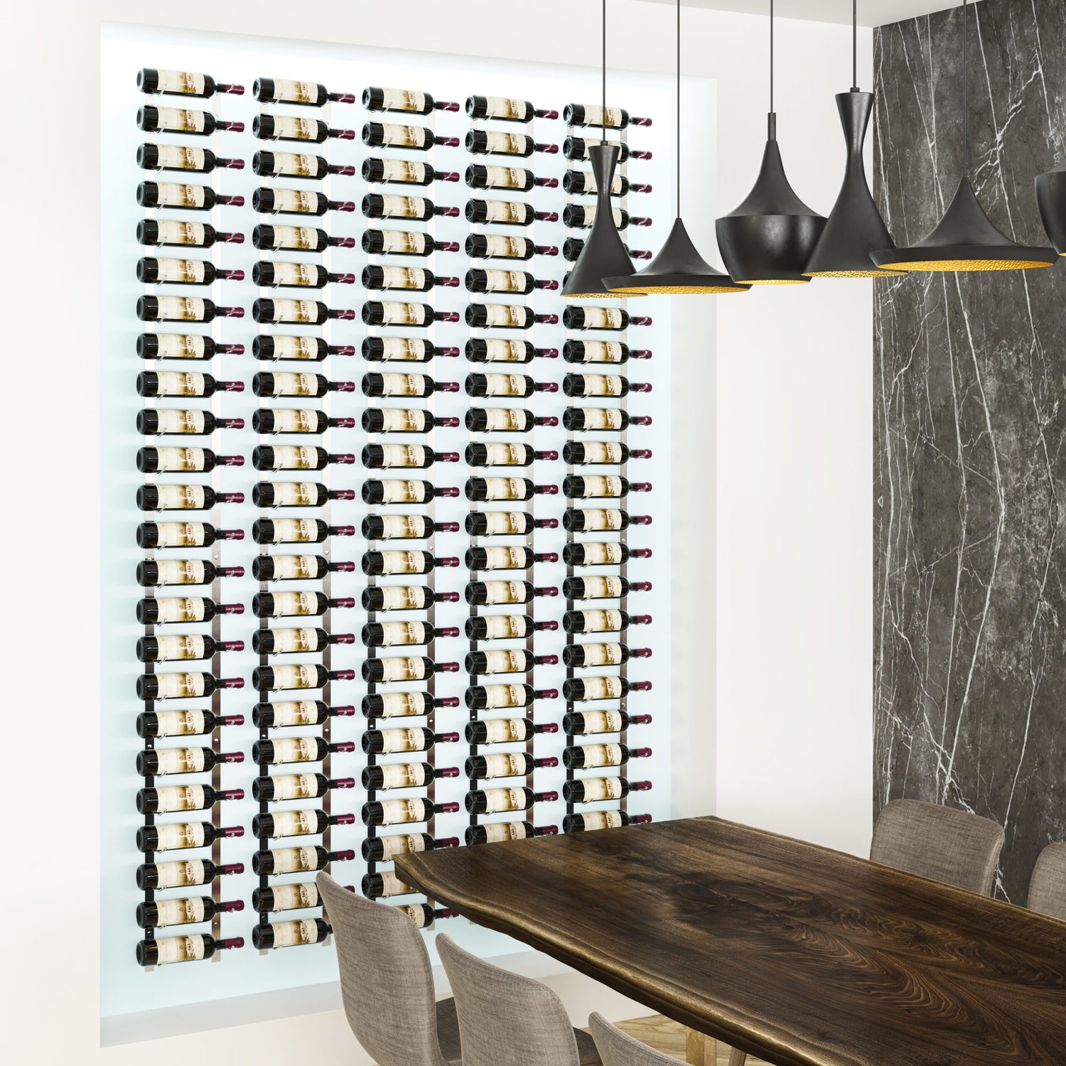 VintageView 'Feature Wall' 8 Wine Rack Kit (120-360 Bottles)