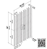 VintageView 'Feature Wall' 8 Wine Rack Kit (120-360 Bottles)