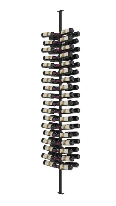 VintageView Helix Double Sided Wine Rack Post Kit 10 (complete floor-to-ceiling mounted bottle storage system)
