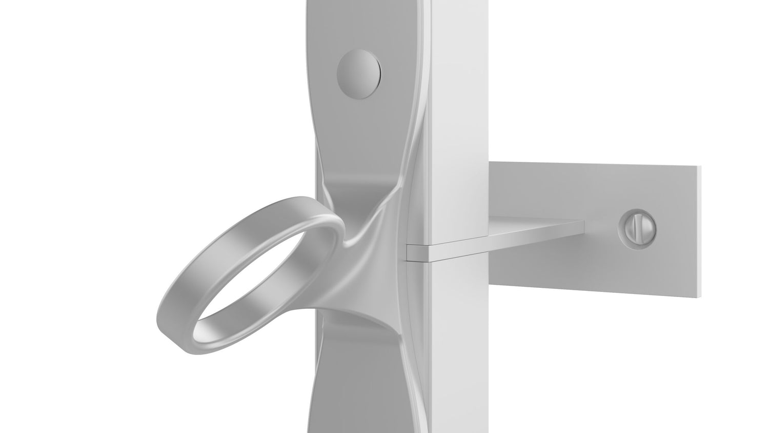 VintageView Helix Post Vertical Extension Bracket (floating wine rack system component)