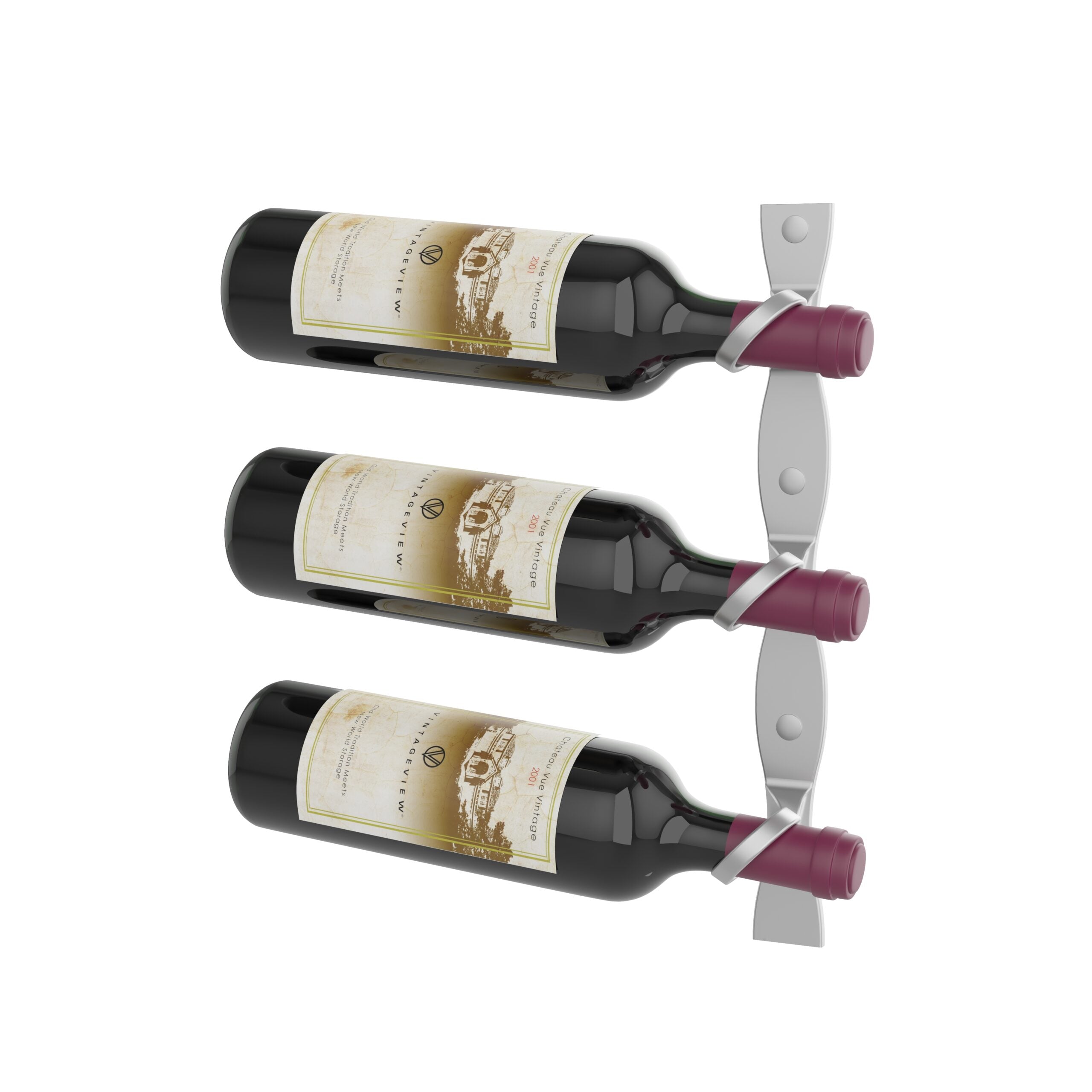 Single wine best sale bottle wall mount