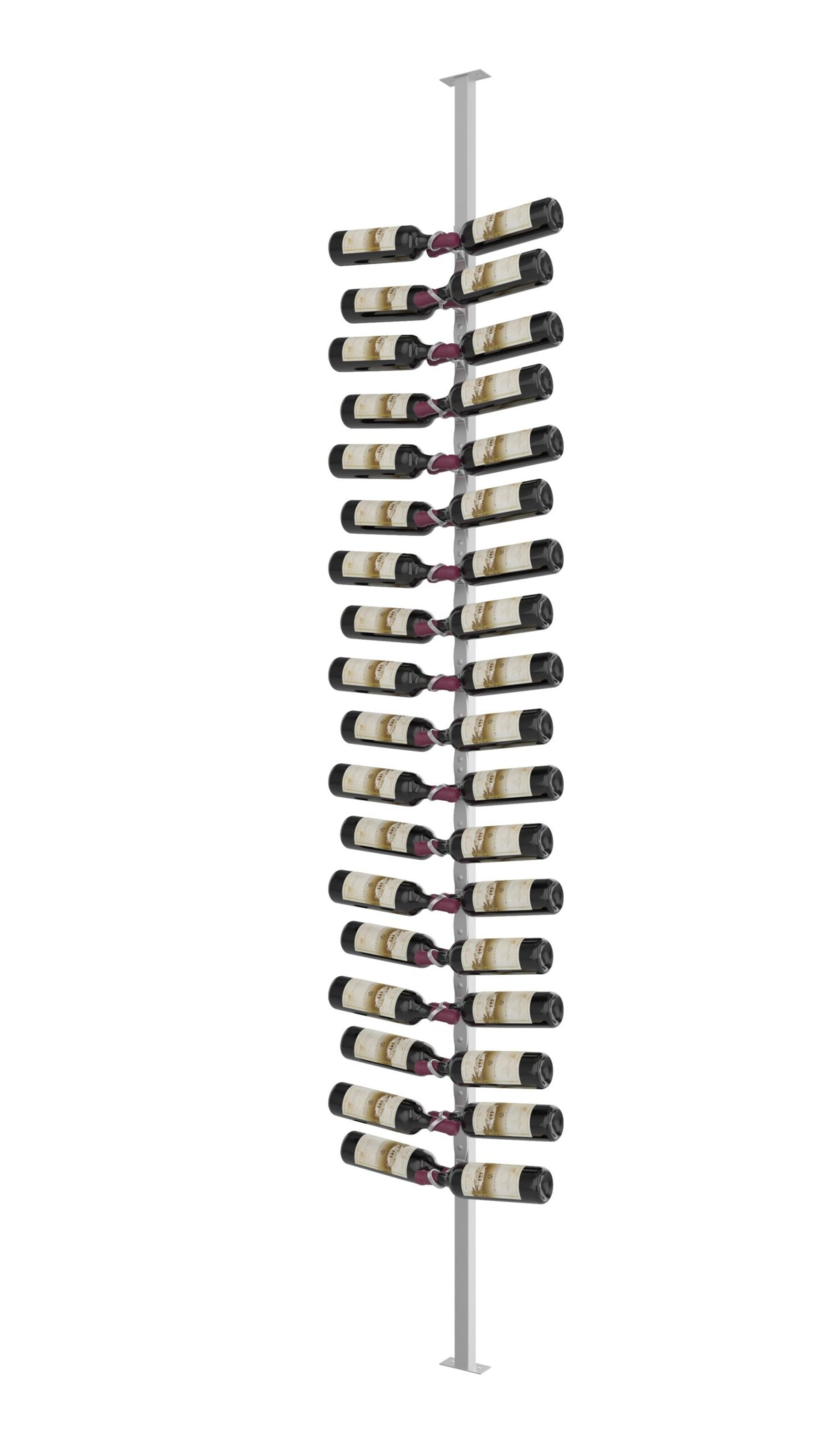 VintageView Helix Single Sided Wine Rack Post Kit 10 (complete floor-t ...