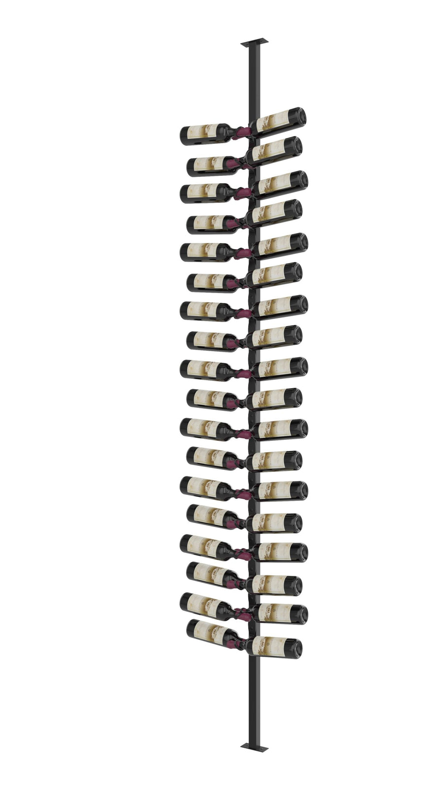 VintageView Helix Single Sided Wine Rack Post Kit 10 (complete floor-t ...
