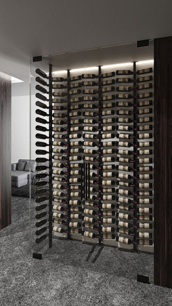 Wine Rack Post VintageView Helix Single Sided Wine Rack Post Kit 10 (complete floor-t ...