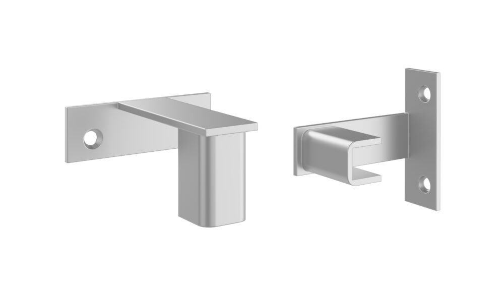 VintageView Helix Wine Rack Post 2-inch Standoff Bracket (floating wine rack system component)