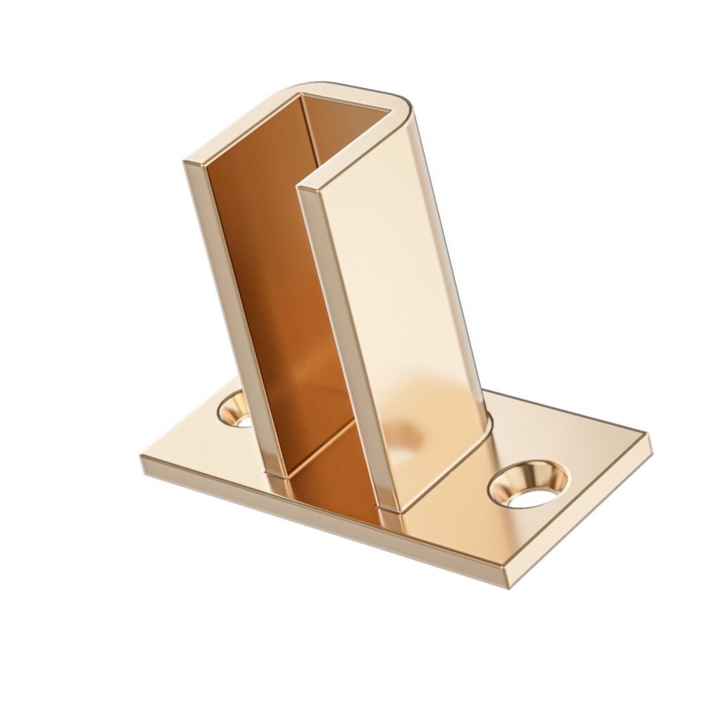 VintageView Helix Wine Rack Post Hidden Base Plate (floating wine rack system component)