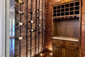 VintageView One-Sided Floating Wine Rack Kit (21-63 bottles)