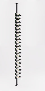 VintageView Vino Pins Post Kit: Single-Sided Label Forward Floating Wine Rack (20-60 bottles)