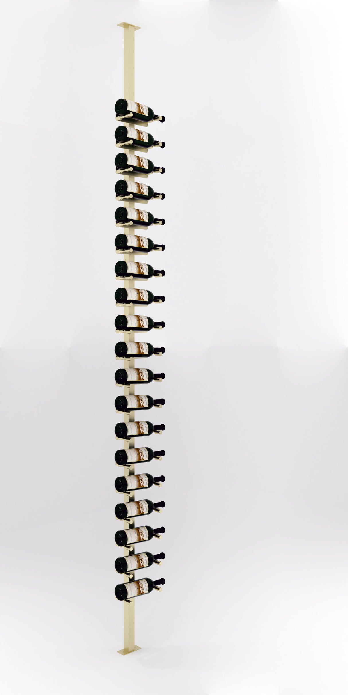 VintageView Vino Pins Post Kit: Single-Sided Label Forward Floating Wine Rack (20-60 bottles)
