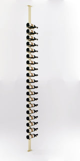 VintageView Vino Pins Post Kit: Single-Sided Label Forward Floating Wine Rack (20-60 bottles)