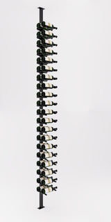VintageView Vino Pins Post Kit: Single-Sided Label Forward Floating Wine Rack (20-60 bottles)