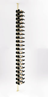 VintageView Vino Pins Post Kit: Single-Sided Label Forward Floating Wine Rack (20-60 bottles)