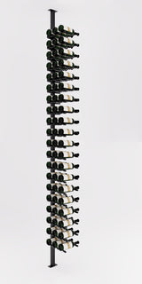 VintageView Vino Pins Post Kit: Single-Sided Label Forward Floating Wine Rack (20-60 bottles)