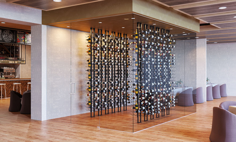 Vertical wine rack wood on sale