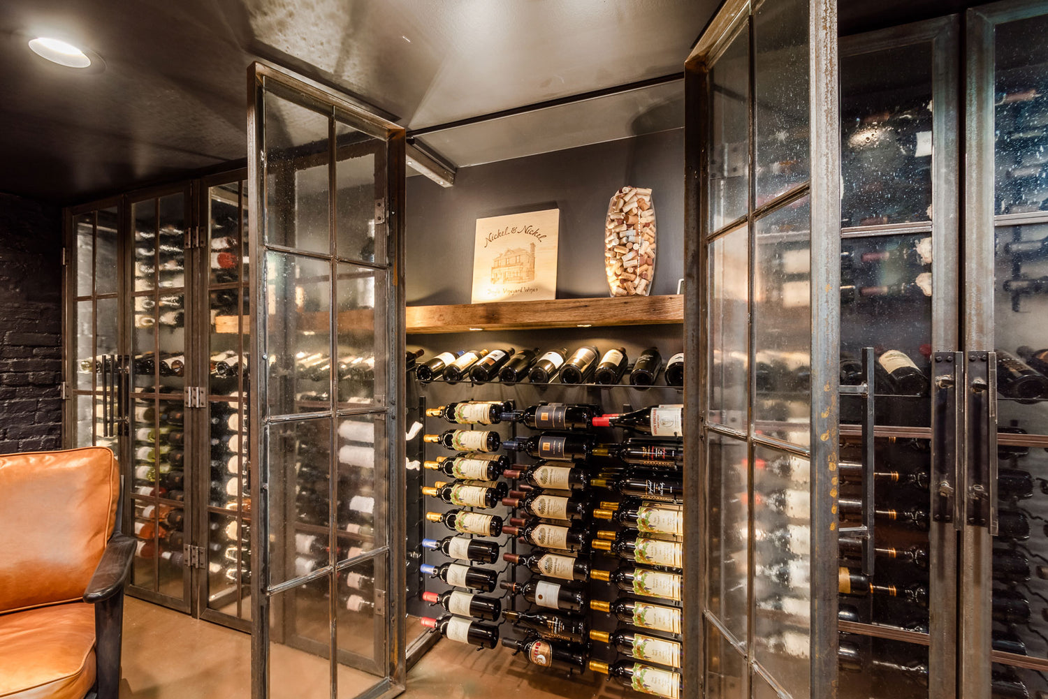 VintageView Presentation Row  Wine Rack  (3 to 9 bottles)