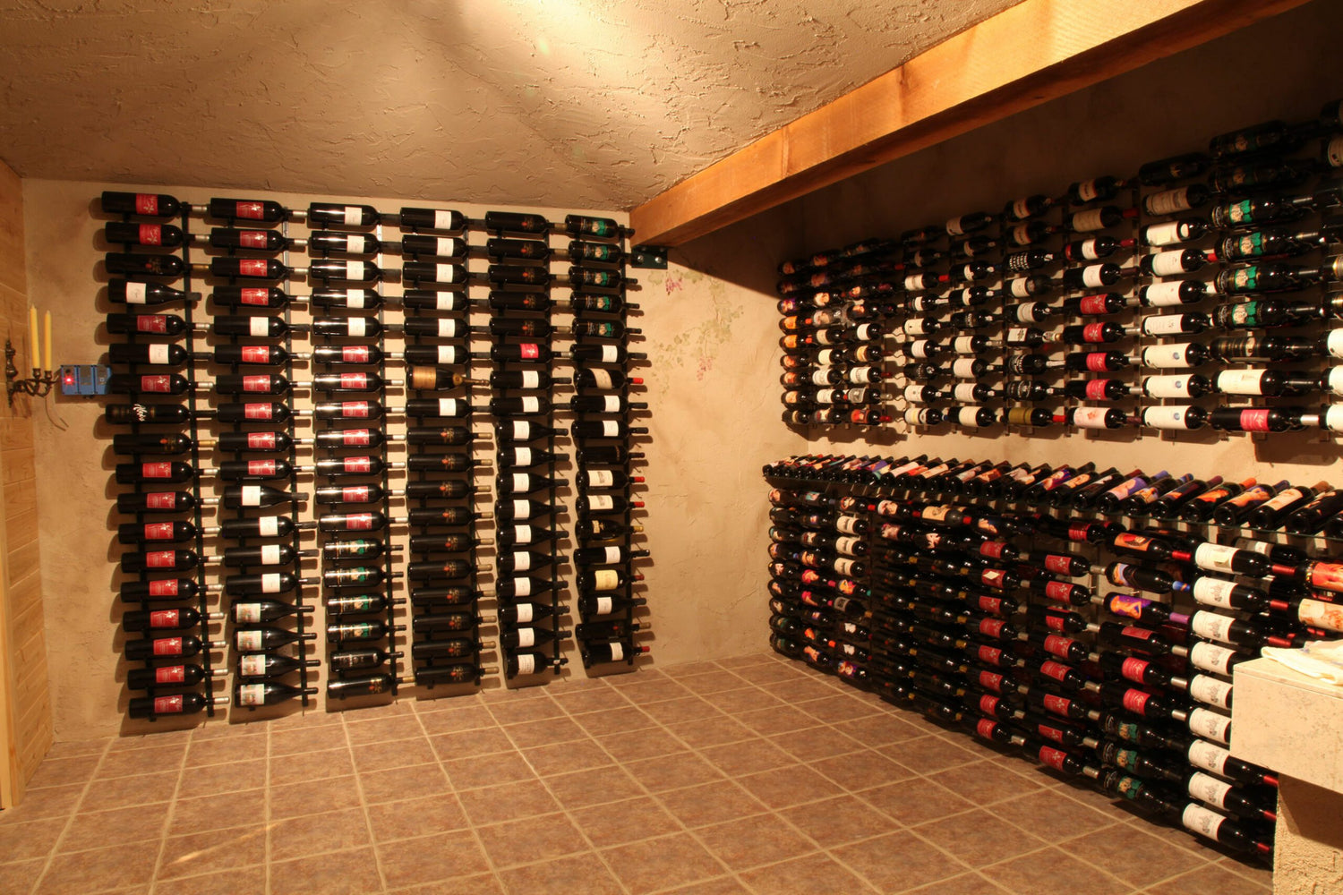 VintageView Presentation Row  Wine Rack  (3 to 9 bottles)