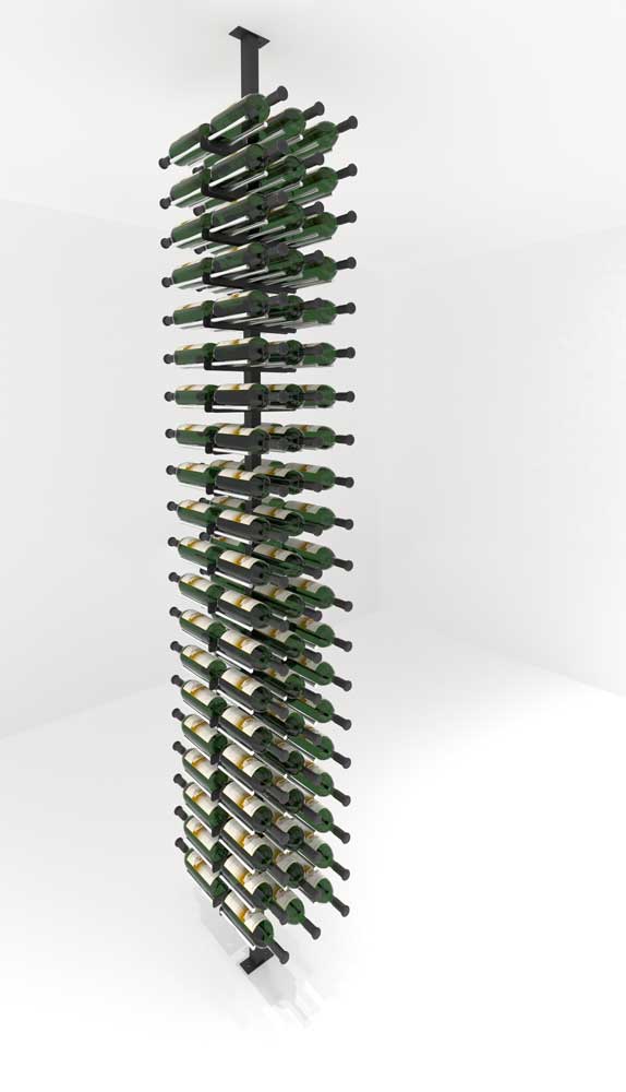 Wine Rack Post VintageView Vino Rails Post Kit: Two-Sided Cork Forward Floating Wine ...