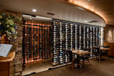 VintageView Two-Sided Floating Wine Rack Kit (42-84 Bottles)