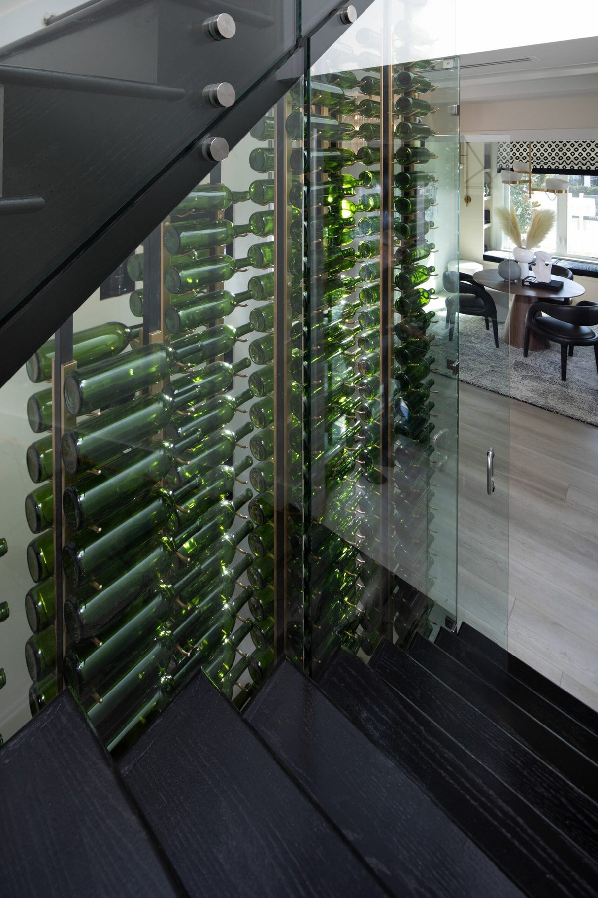 VintageView Two-Sided Floating Wine Rack Kit (42-84 Bottles)