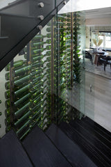VintageView Two-Sided Floating Wine Rack Kit (42-84 Bottles)