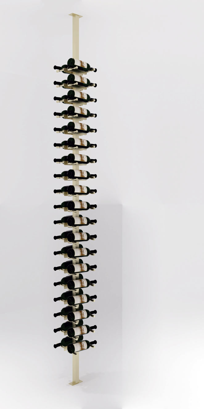 VintageView Vino Pins Post Kit: Two-Sided Label Forward Floating Wine Rack (40-80 bottles)