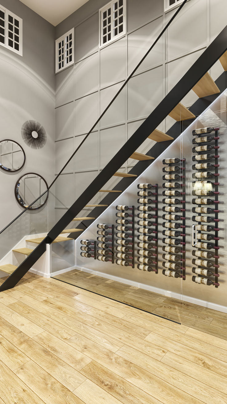 VintageView 'Under the Stairs' Wine Wall Rack Kit (63-189 Bottles)