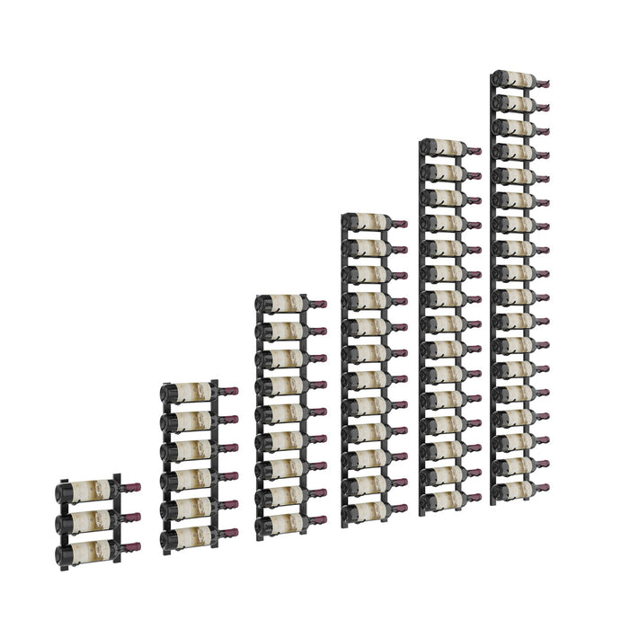Single Column 4-Bottle Storage Rack, Gray