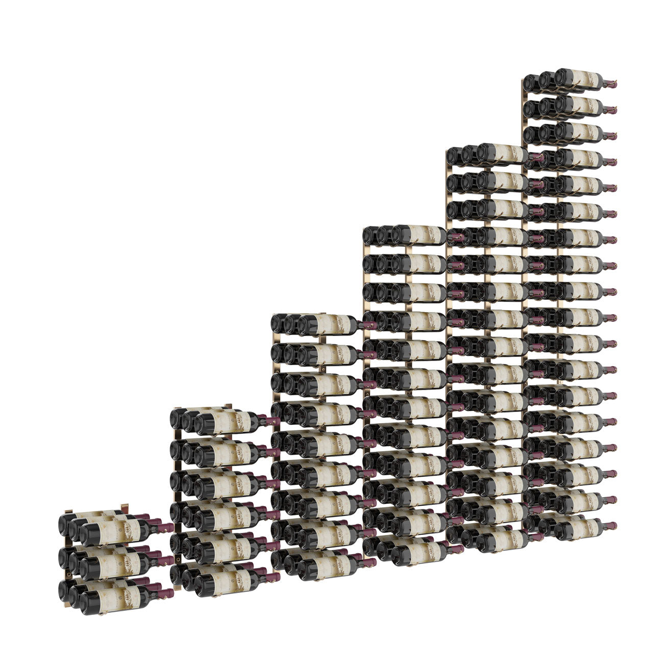 VintageView 'Under the Stairs' Wine Wall Rack Kit (63-189 Bottles)