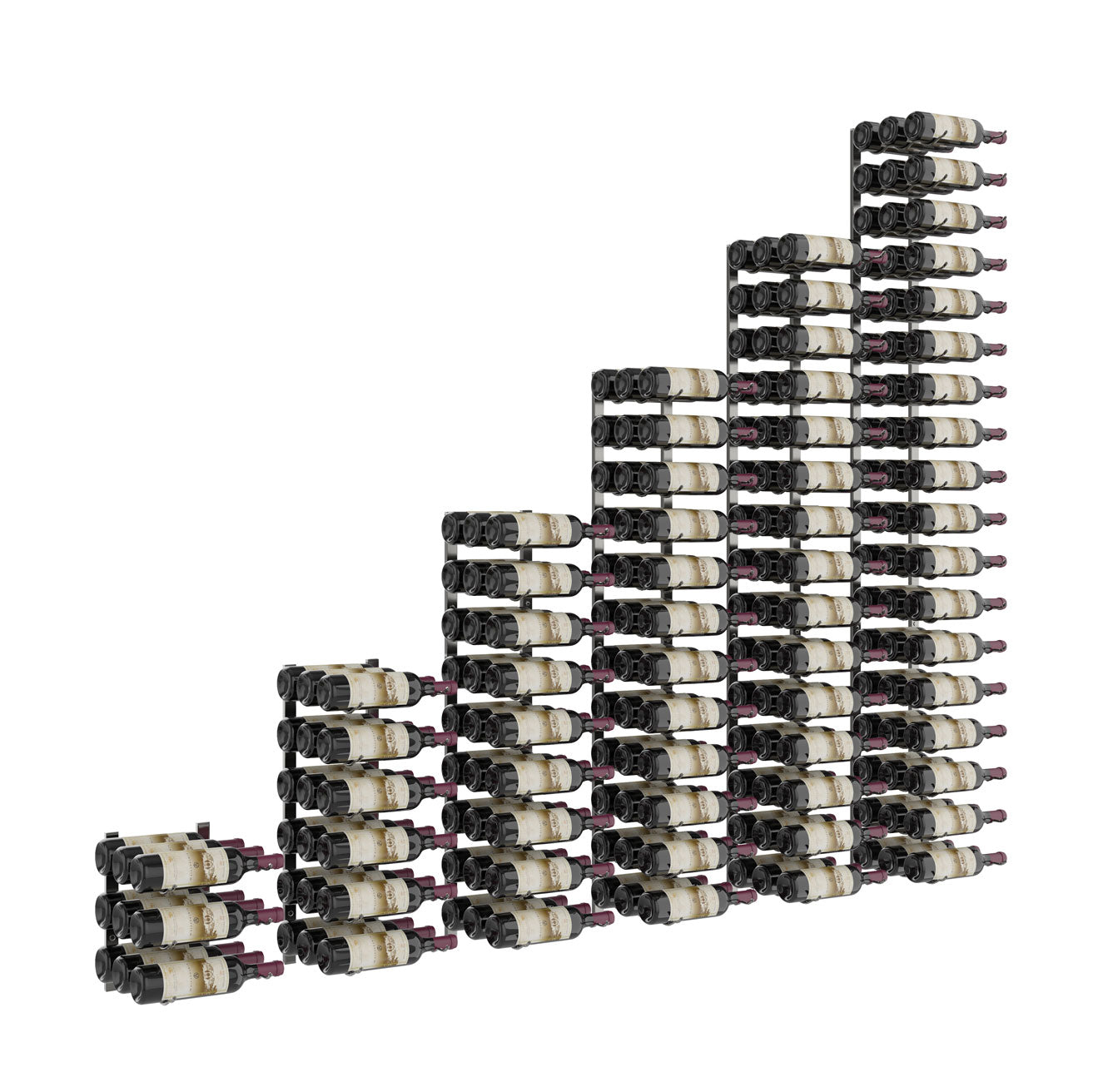 VintageView 'Under the Stairs' Wine Wall Rack Kit (63-189 Bottles)