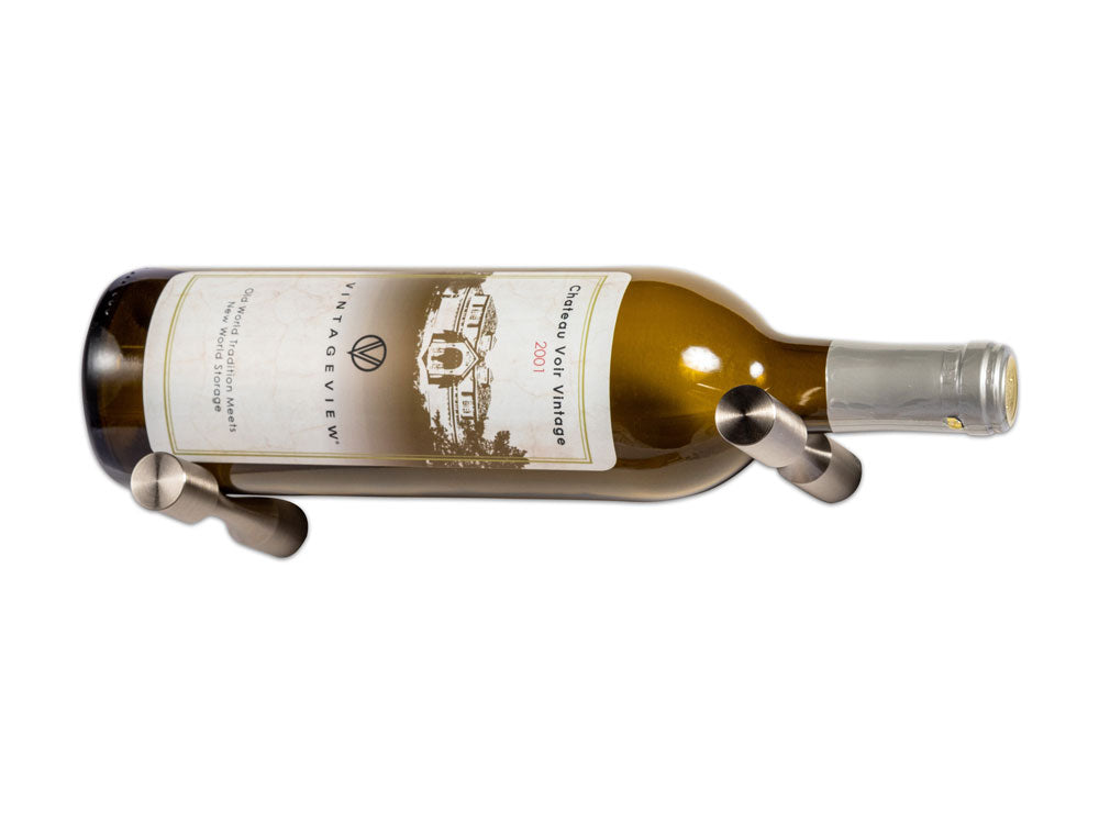 VintageView Vino Pins 1 Bottle Wall Mounted Metal Wine Rack Peg