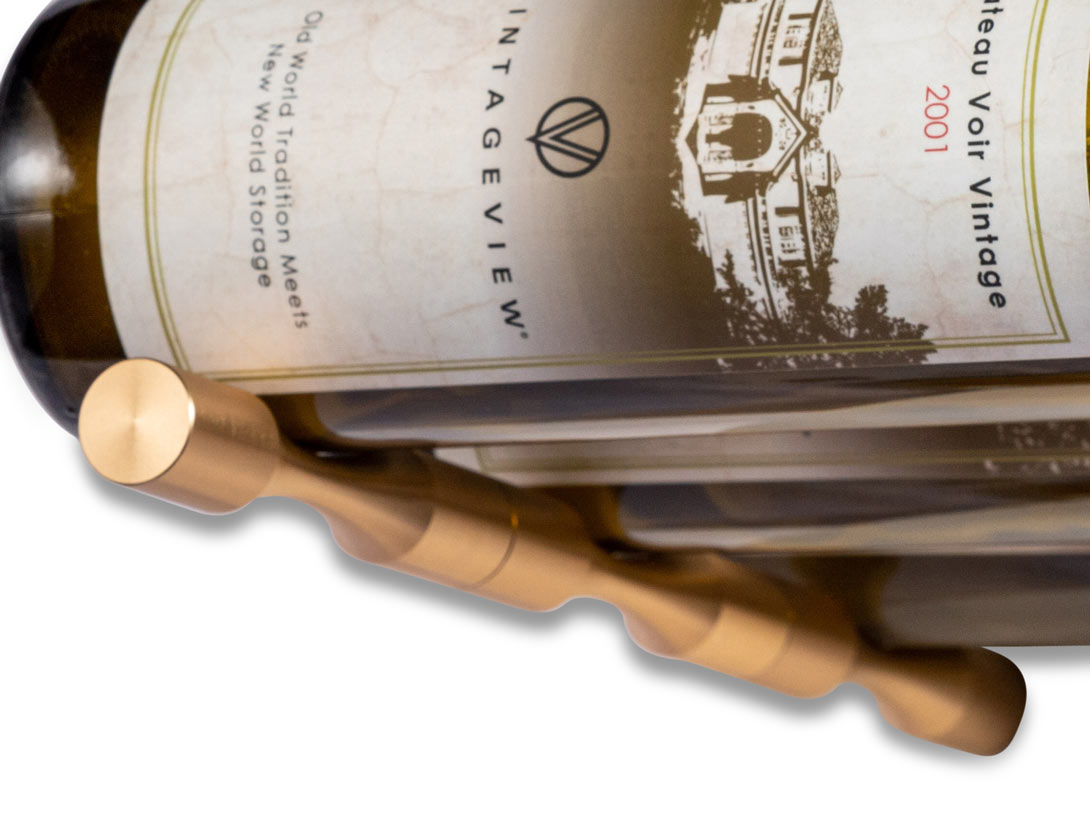 VintageView Vino Pins 1 Bottle Metal Wine Rack Extension Kit