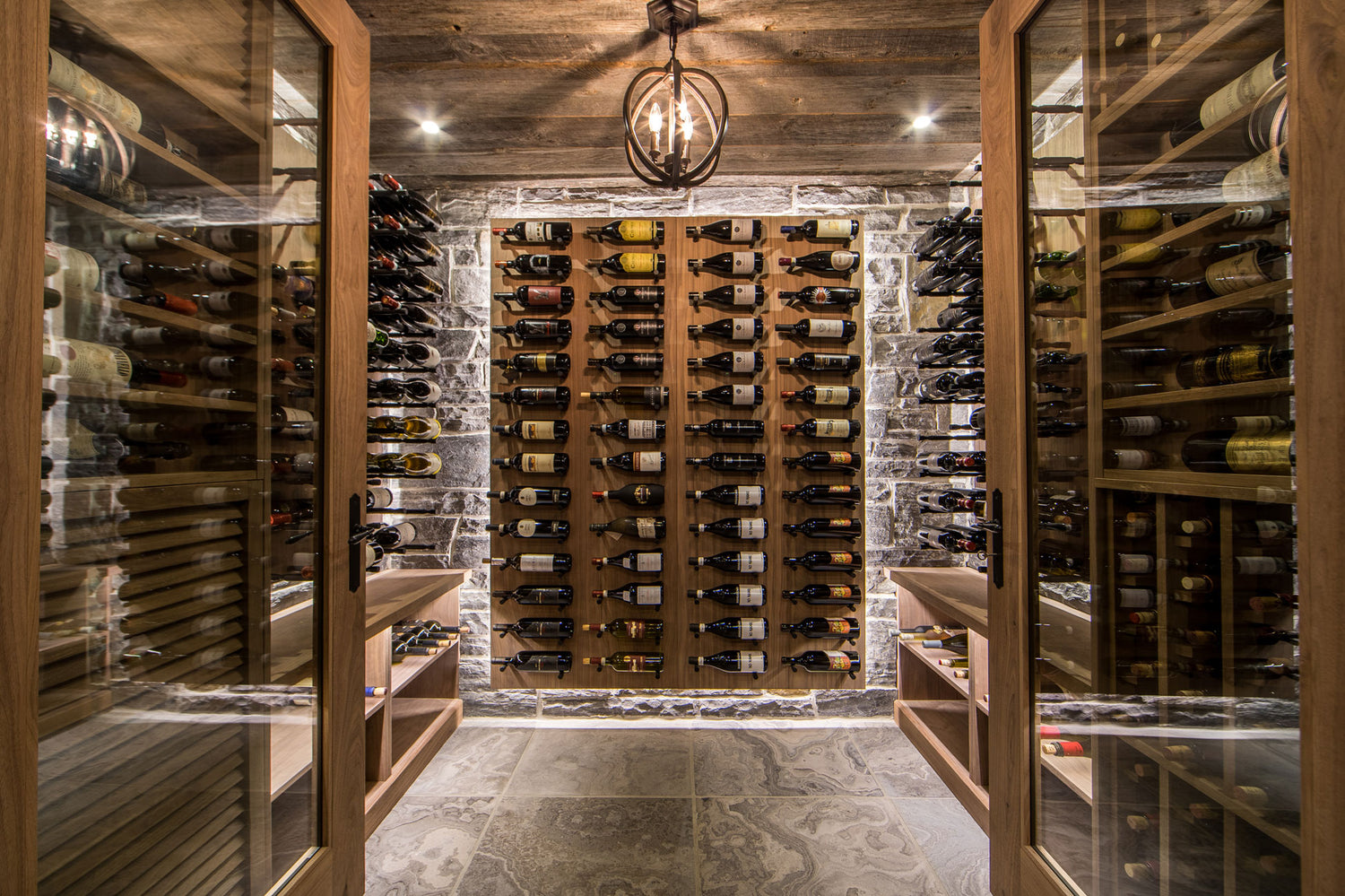 VintageView Vino Pins 3-Bottle Metal Wine Rack Peg Kit