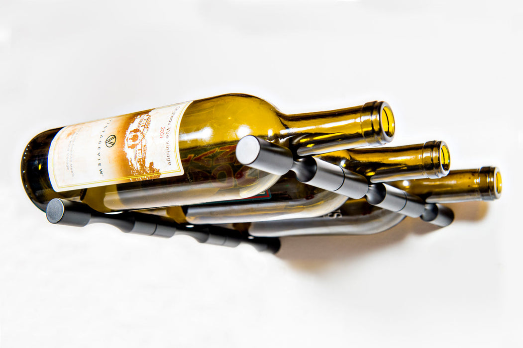 VintageView Vino Pins 3-Bottle Metal Wine Rack Peg Kit