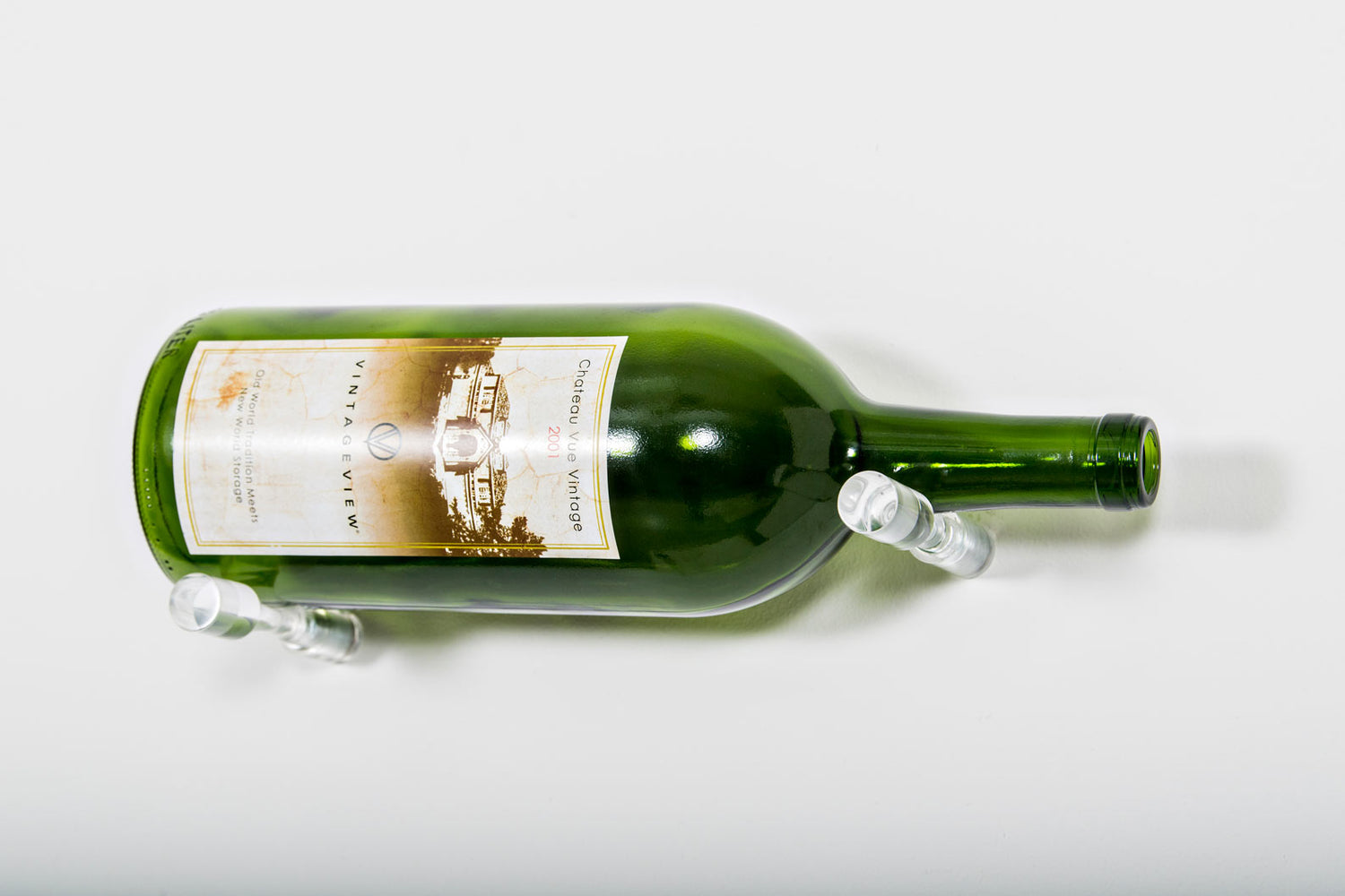 VintageView Vino Pins Magnum 1 Bottle Metal Wine Rack Peg