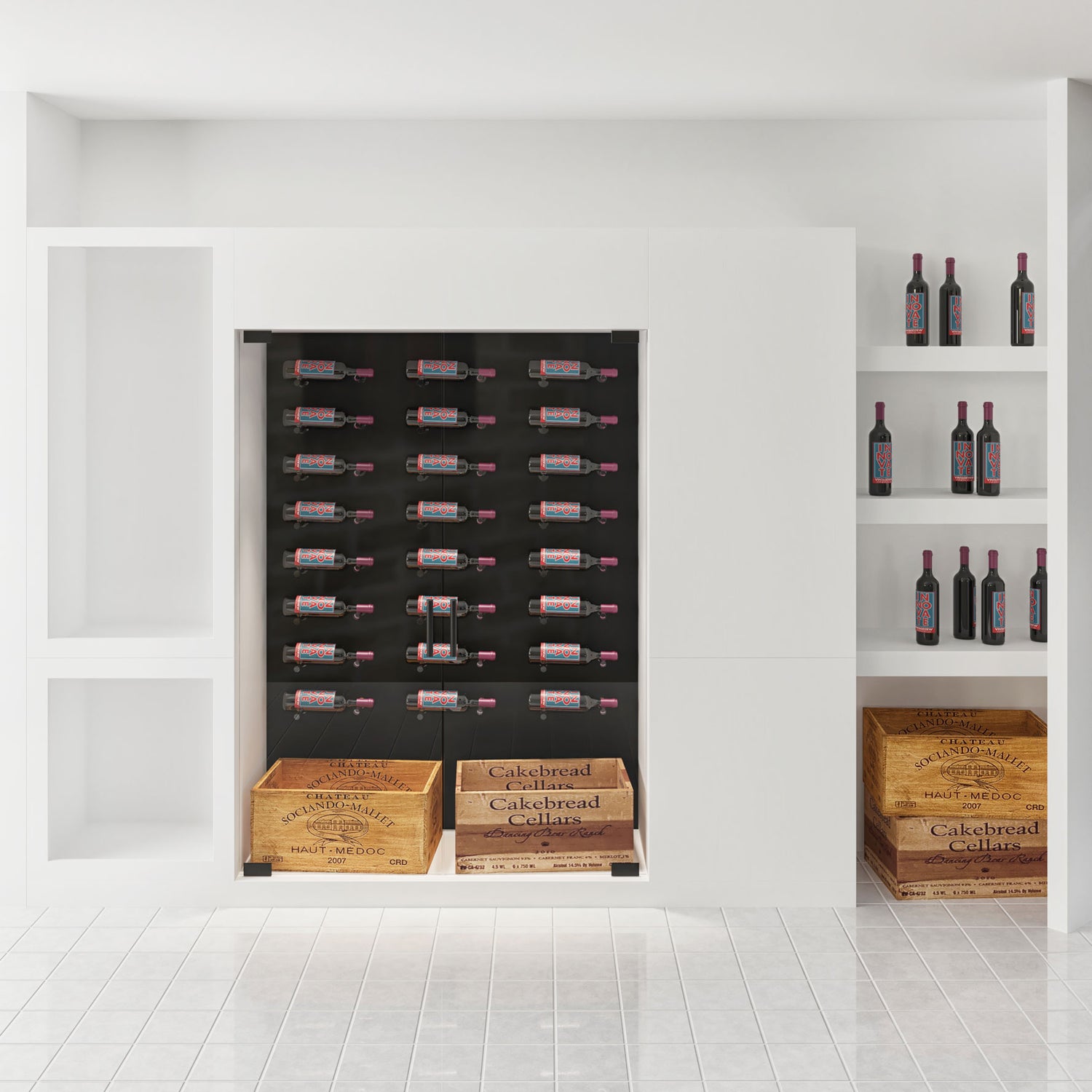 VintageView Vino Pins Magnum 1 Bottle Metal Wine Rack Peg