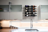 VintageView Vino Pins Wall Mounted Metal Wine Rack Kit (2 Bottles)