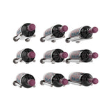 VintageView Vino Rails Designer Kit (9 bottles): Cork Forward Wall Mounted Wine Rack Display