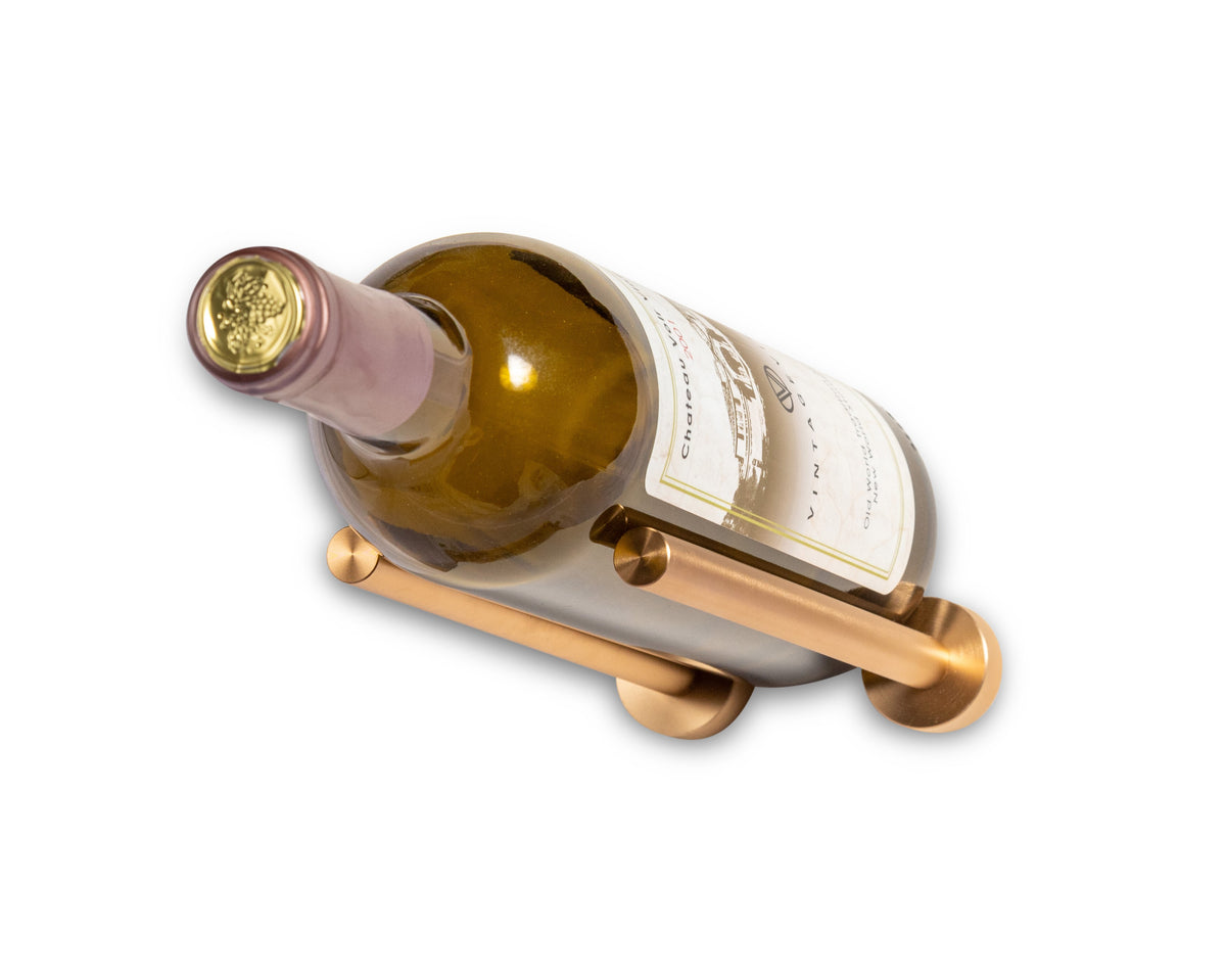 VintageView Vino Rails 1 Bottle Wall Mounted Metal Wine Rack Peg (Cork ...