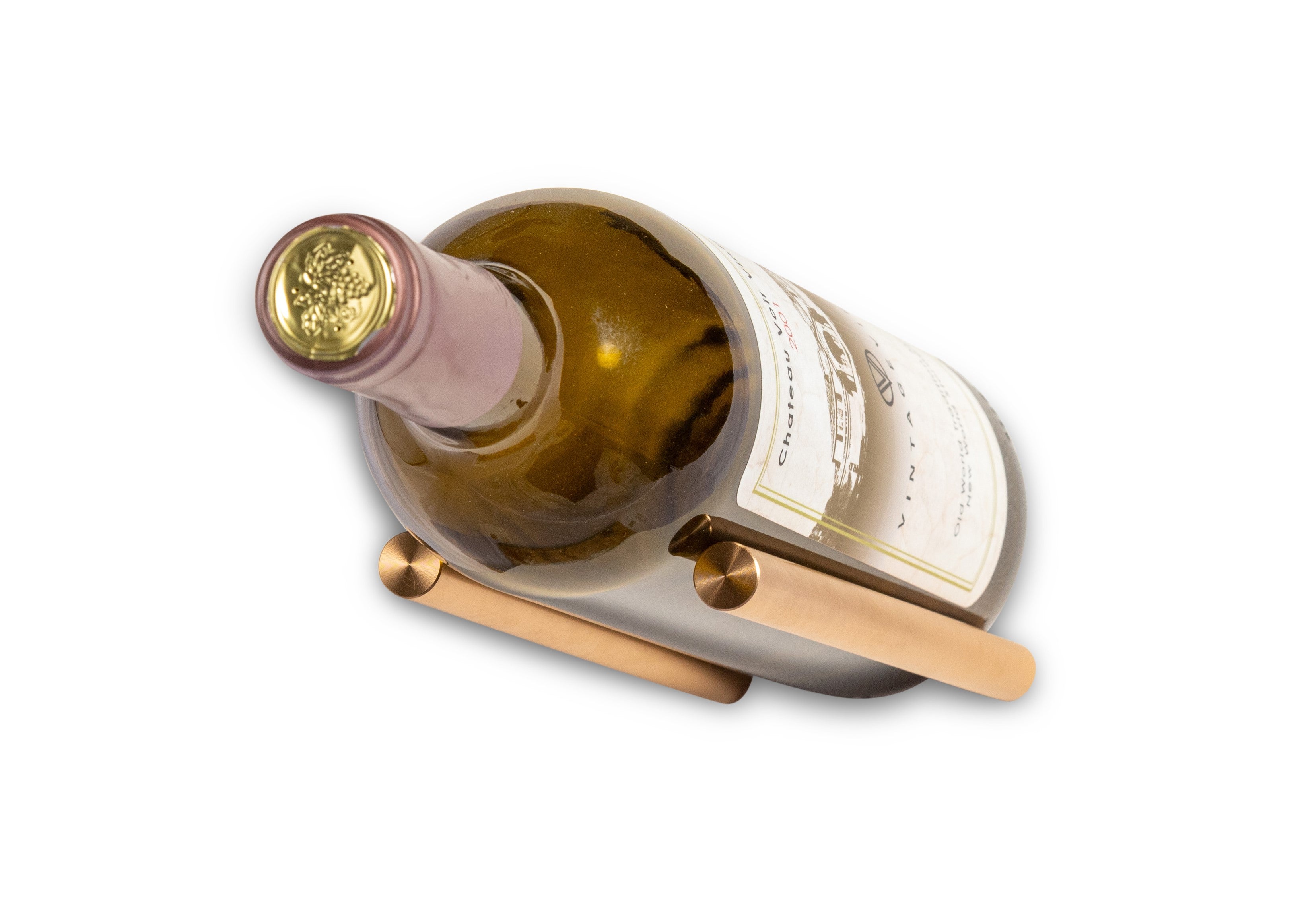 Wall Mounted Brass Wine Glass Holder