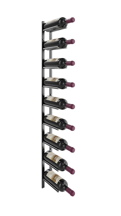 VintageView Vino Rails Flex Wall Mounted Metal Wine Rack system (9 bottles)