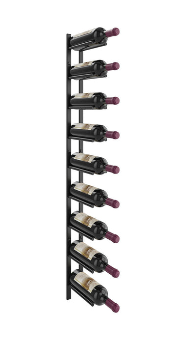 VintageView Vino Rails Flex Wall Mounted Metal Wine Rack system (9 bottles)